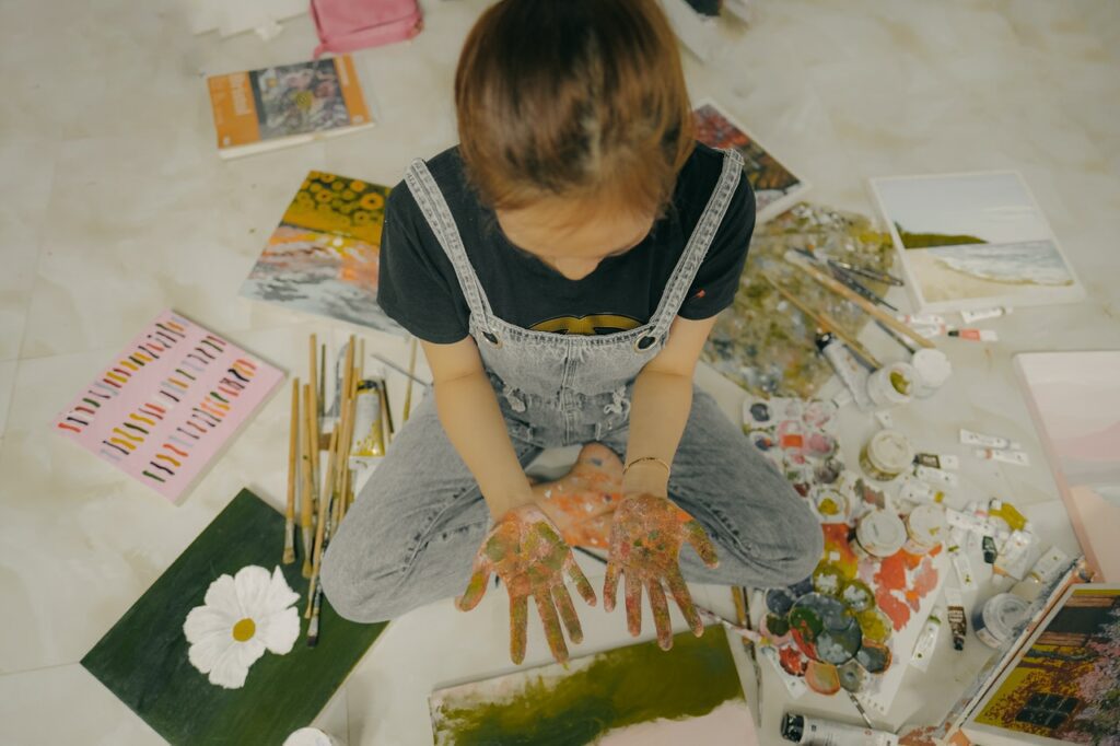 Crafts - Finger Painting