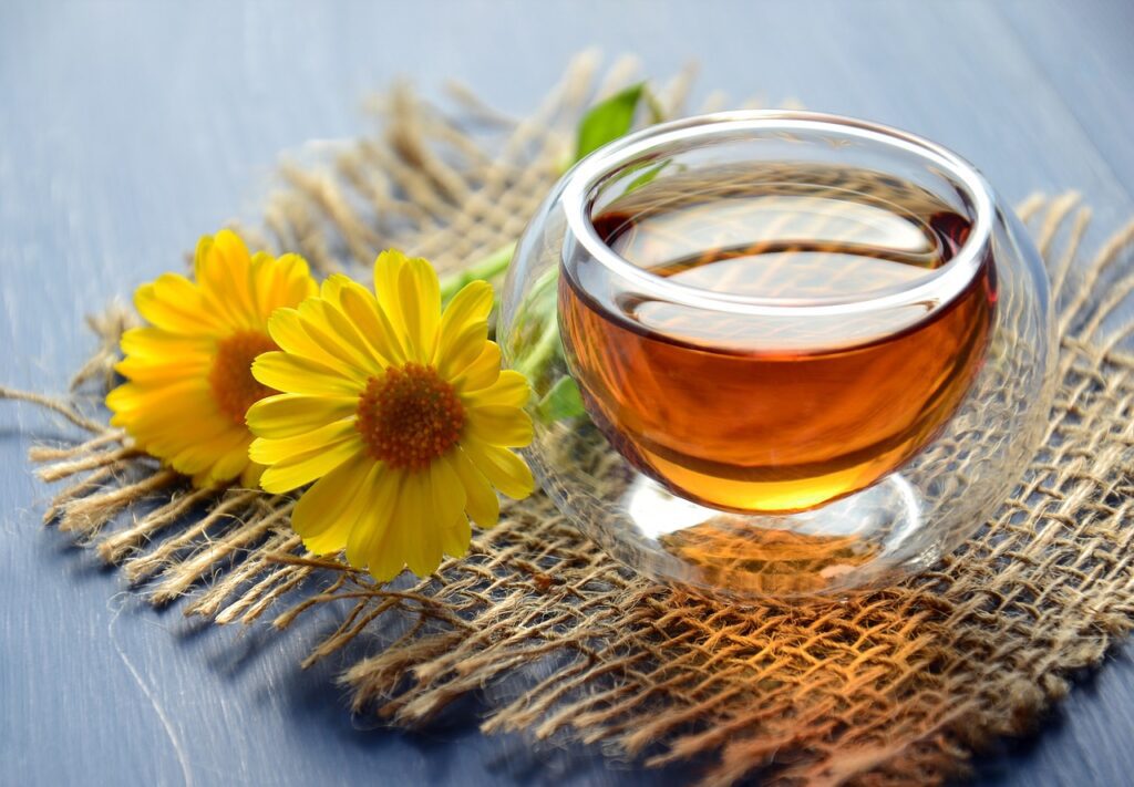Herbal Tea used in medical herbalism